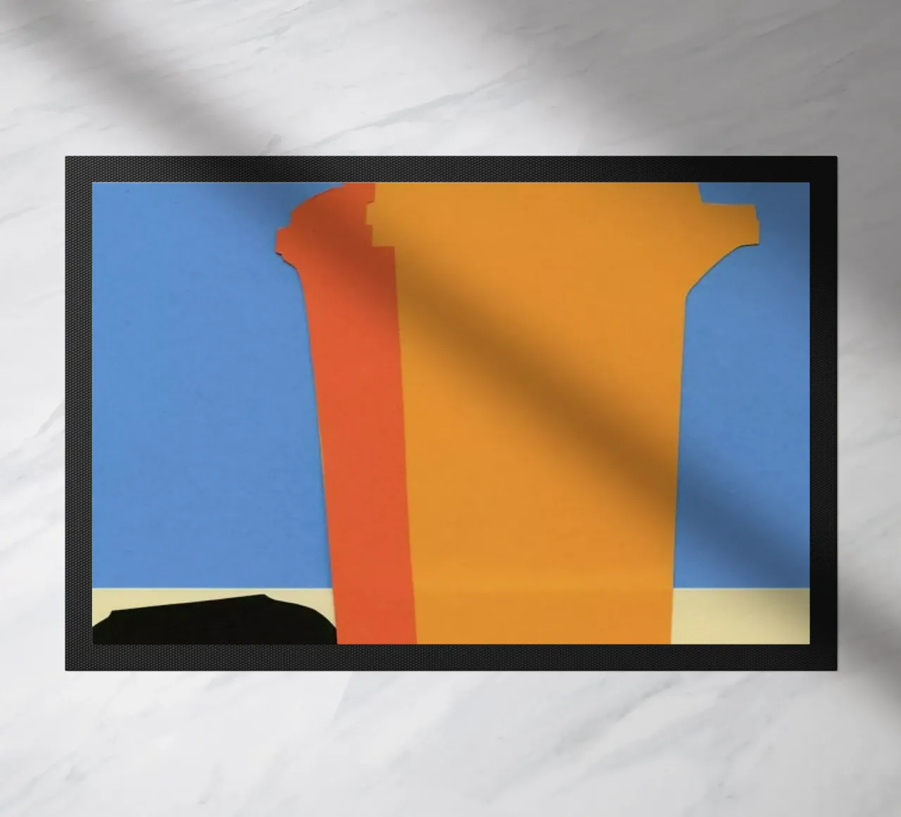 Orange Garbage Bin zerbino da Rosi Feist