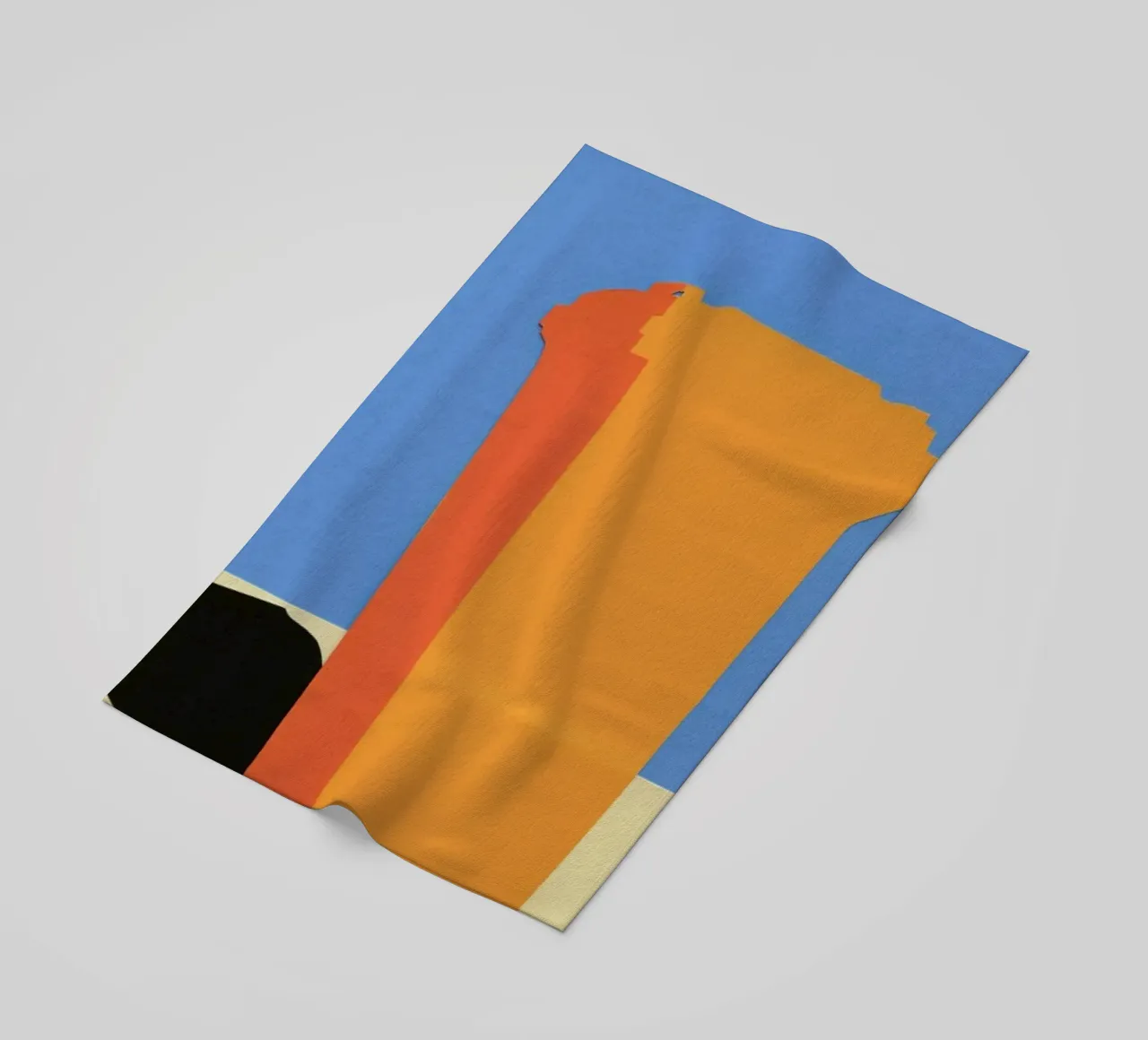 Orange Garbage Bin telo mare da Rosi Feist