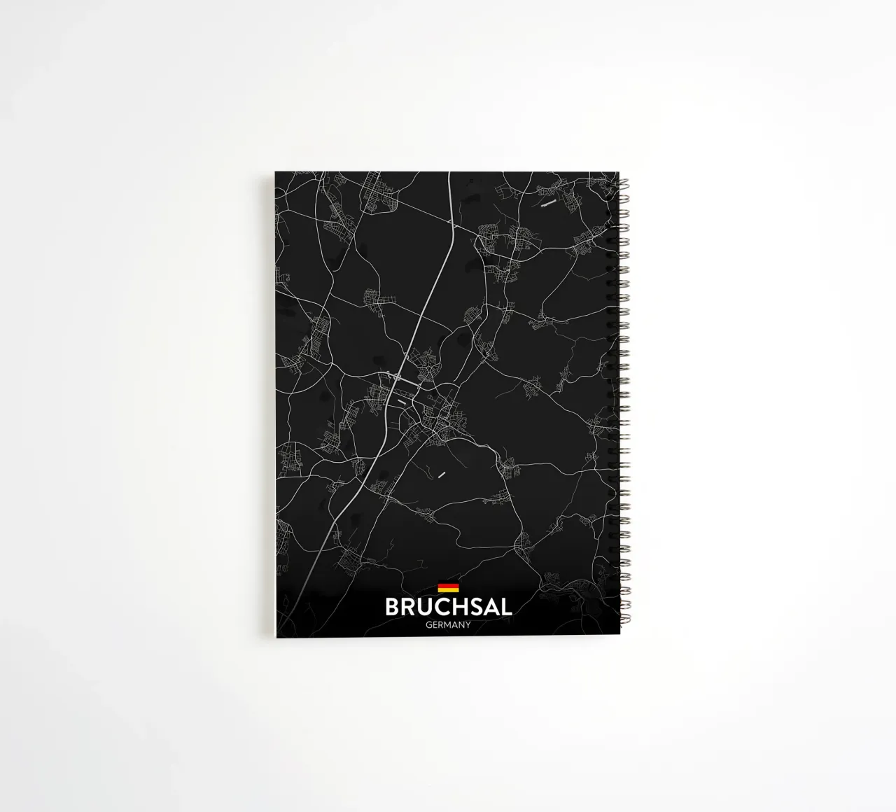 Bruchsal DE spiral notebook by Christopher Adams