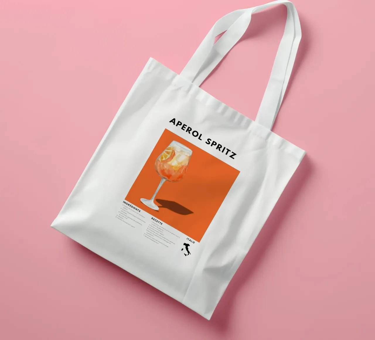 Aperol Spritz borsa in juta da fltmfrance