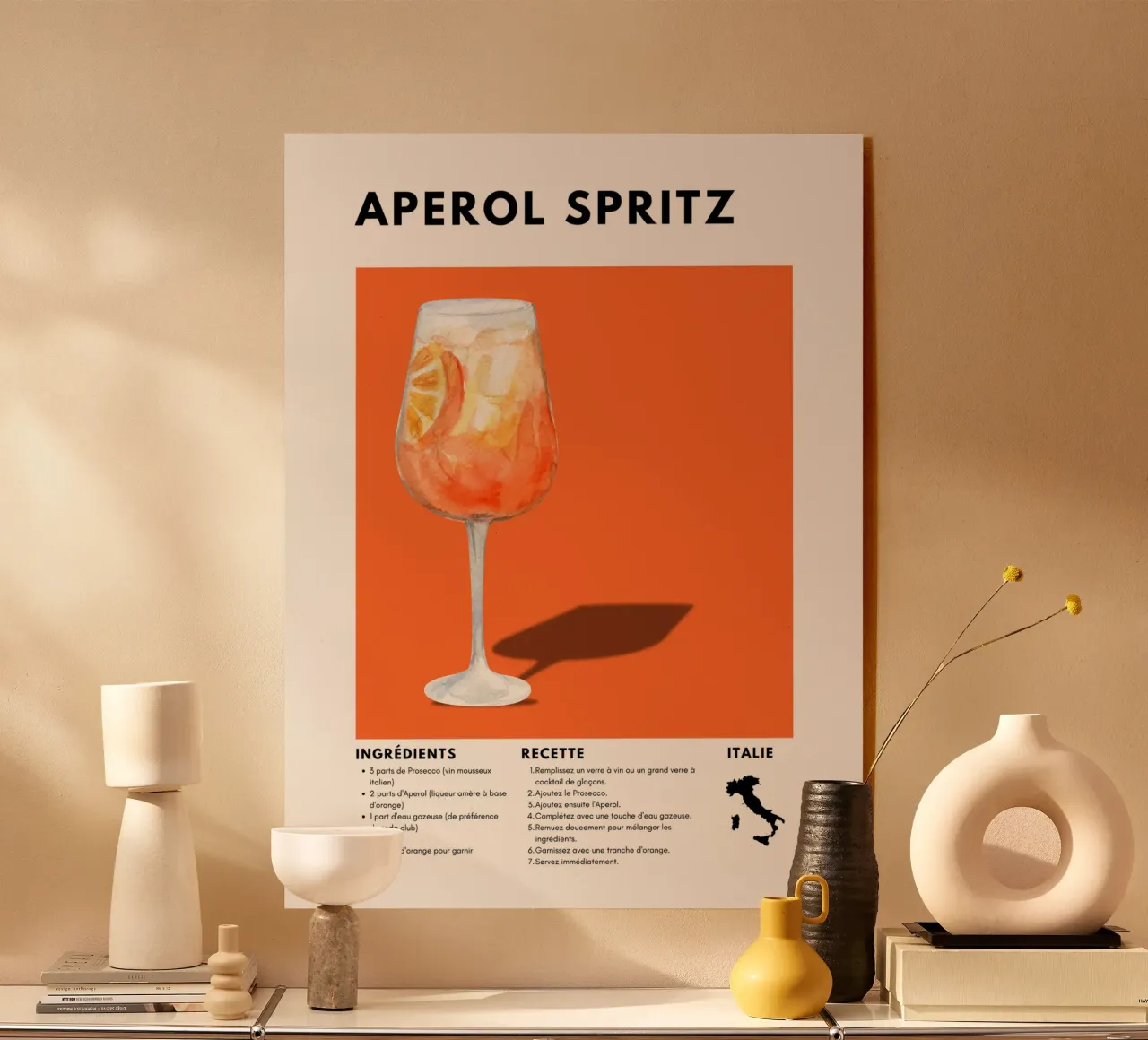 Aperol Spritz plexiglass da fltmfrance