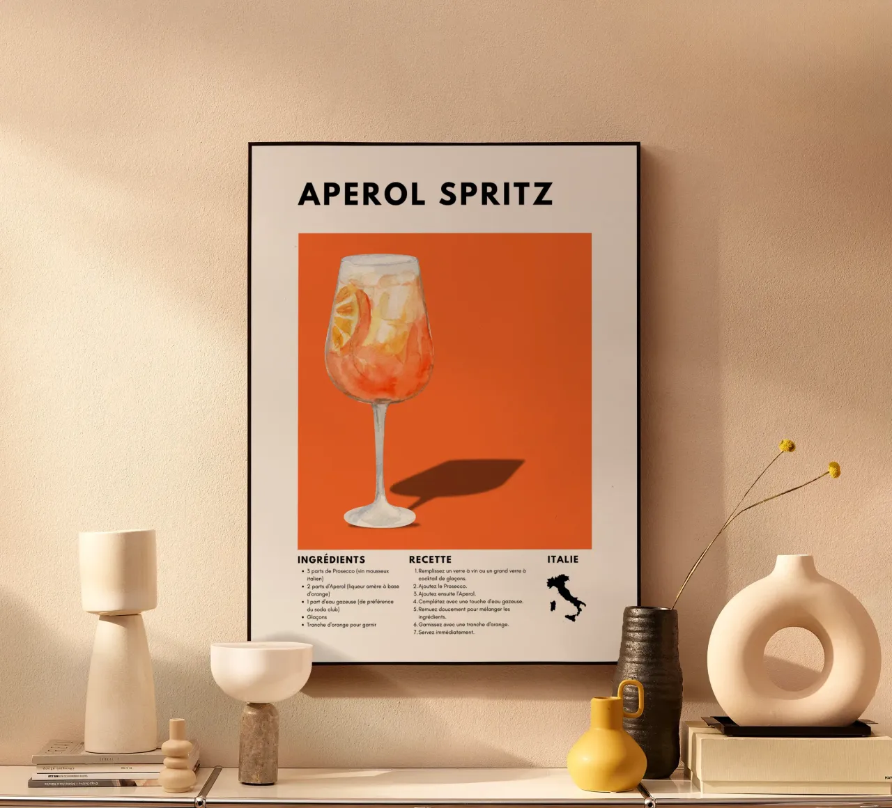 Aperol Spritz alluminio dibond da fltmfrance
