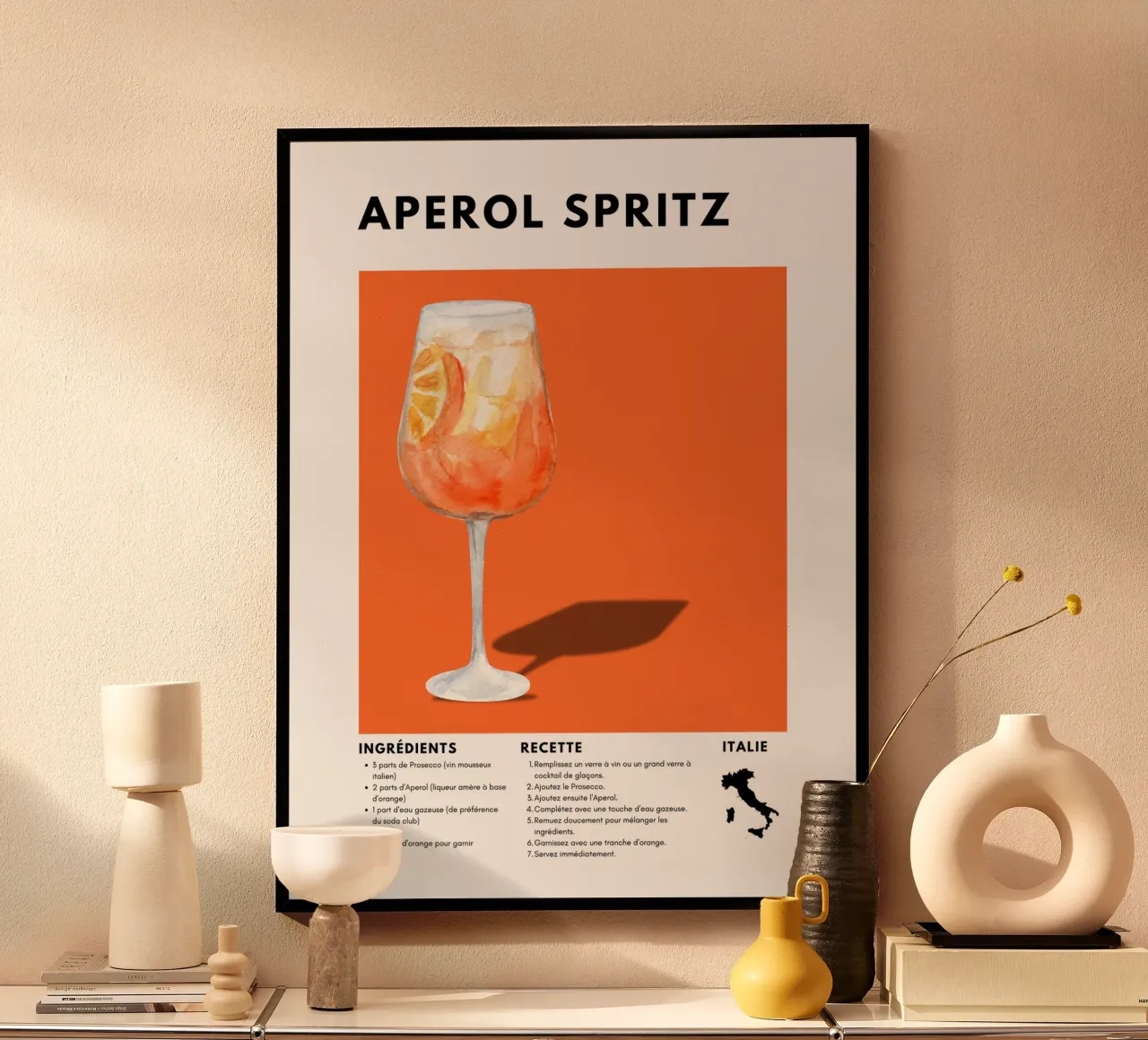 Aperol Spritz carta hahnemühle da fltmfrance