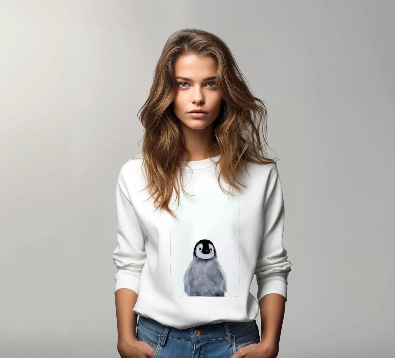 Little Penguin felpa da Amy Hamilton
