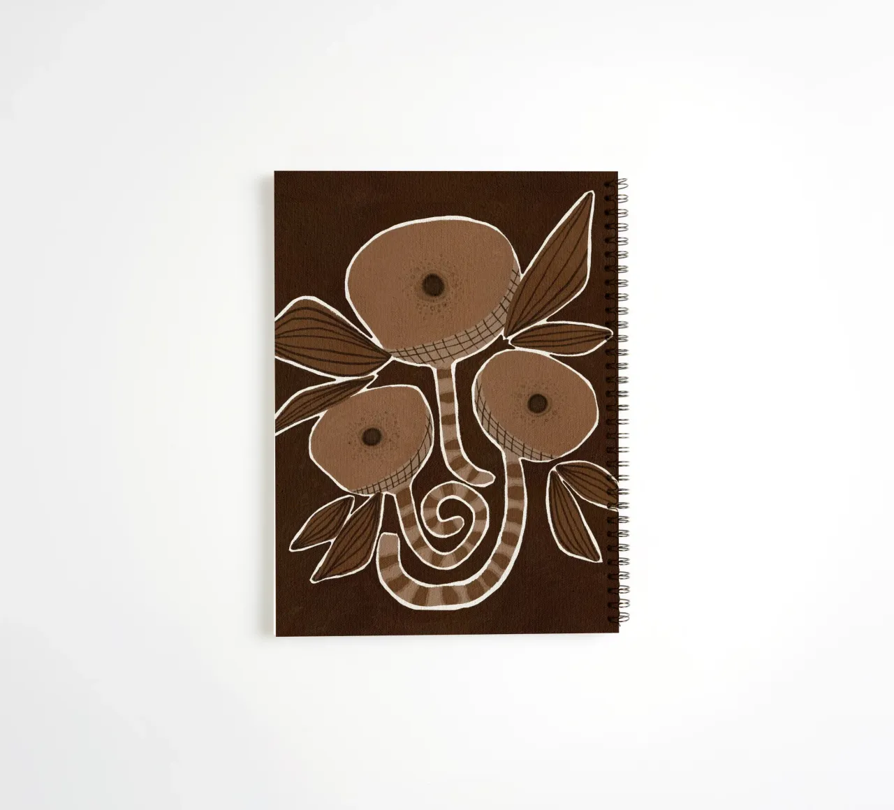Delicate Bloom 11 spiral notebook by Shatha Al Dafai