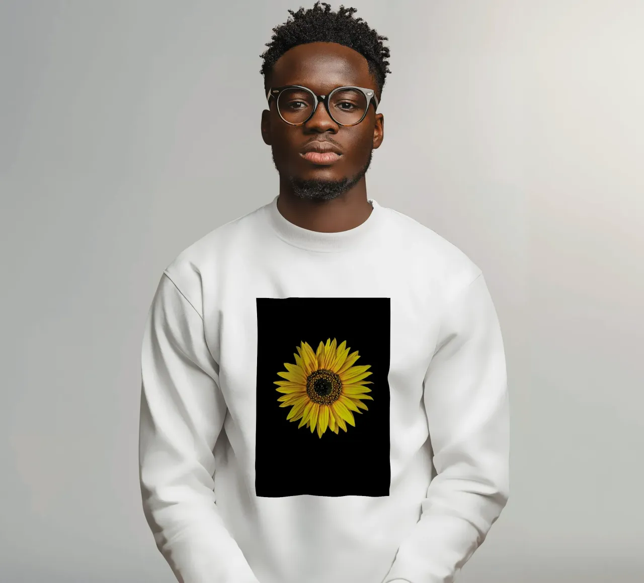 Sunflower sweatshirt van Curious Collections by Marielle Leenders