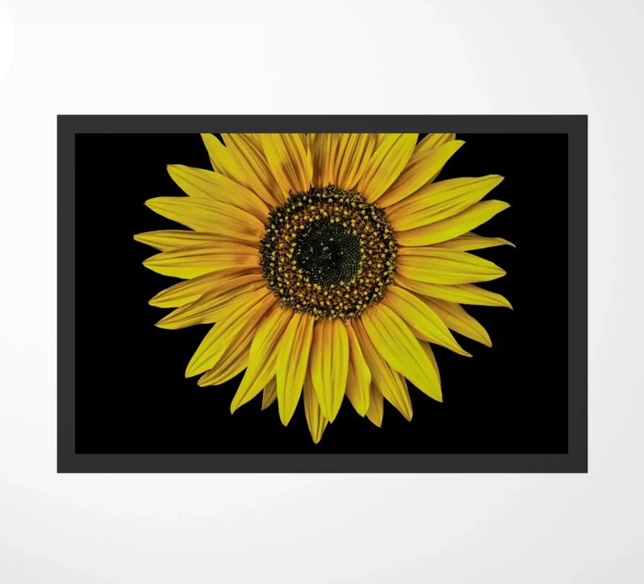 Sunflower deurmat van Curious Collections by Marielle Leenders