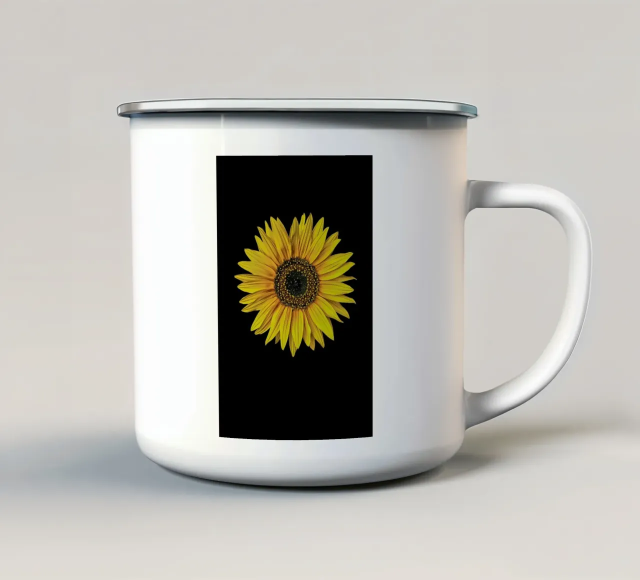 Sunflower taza de esmalte de Curious Collections by Marielle Leenders