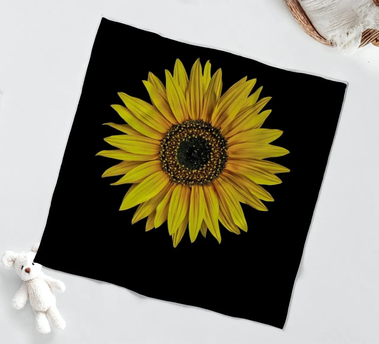 Sunflower Fleecedecke von Curious Collections by Marielle Leenders