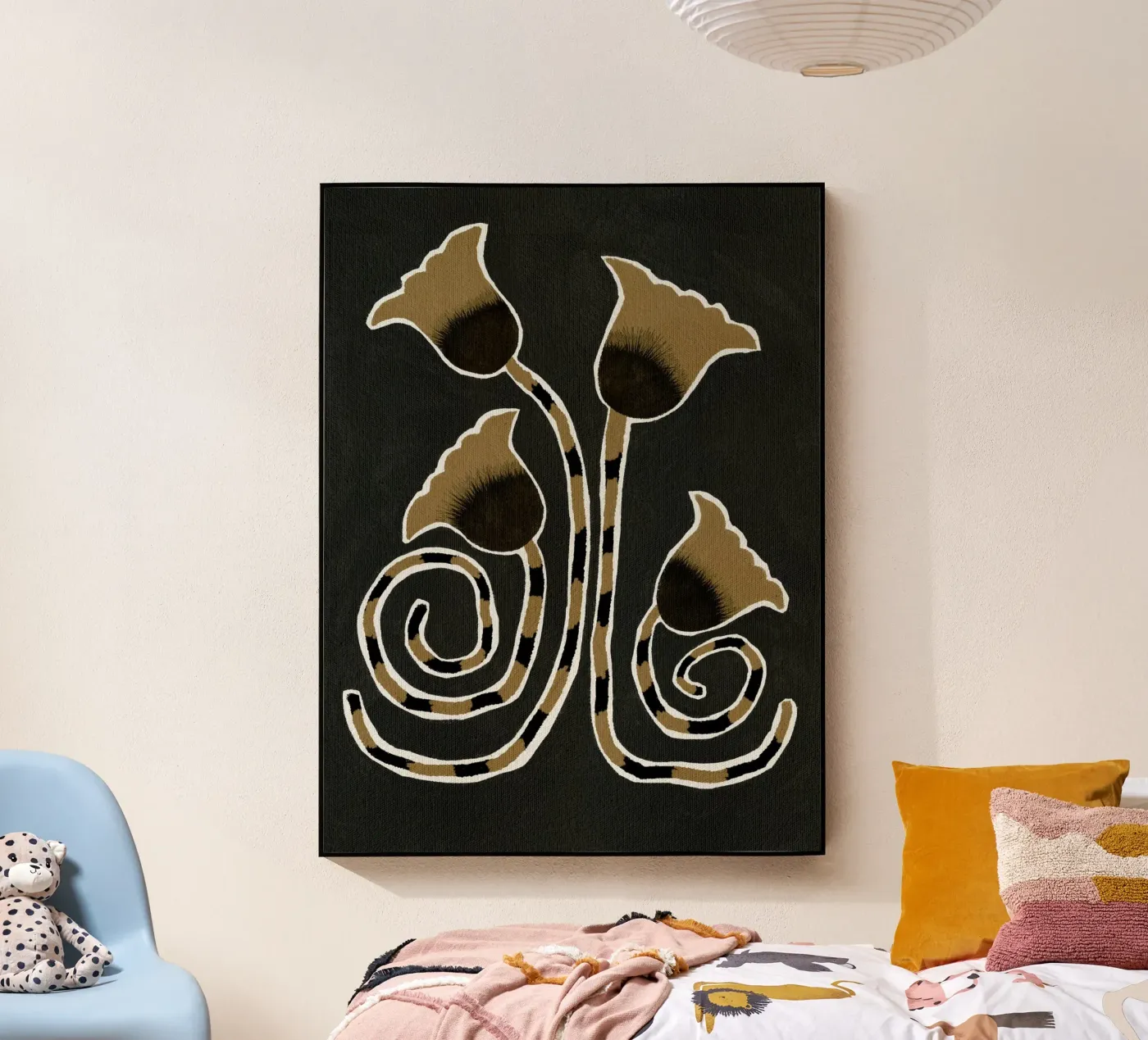 Delicate Bloom 9 Acryl-Glas von Shatha Al Dafai