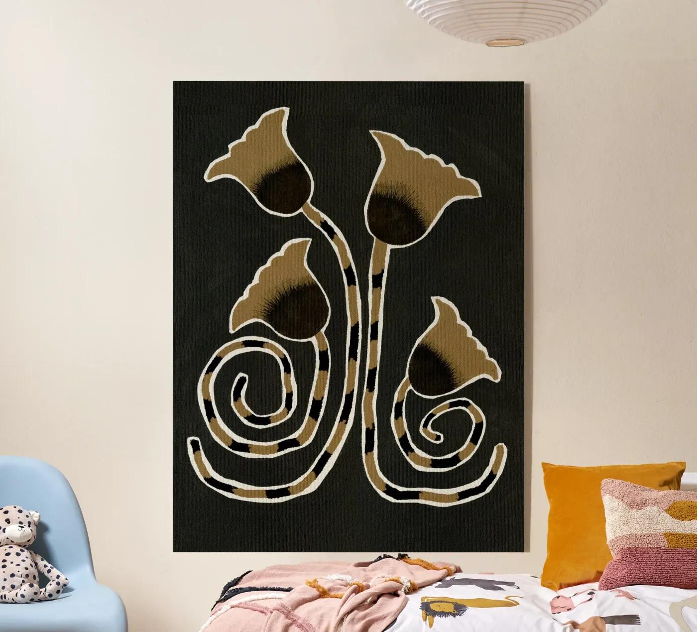 Delicate Bloom 9 Acryl-Glas von Shatha Al Dafai