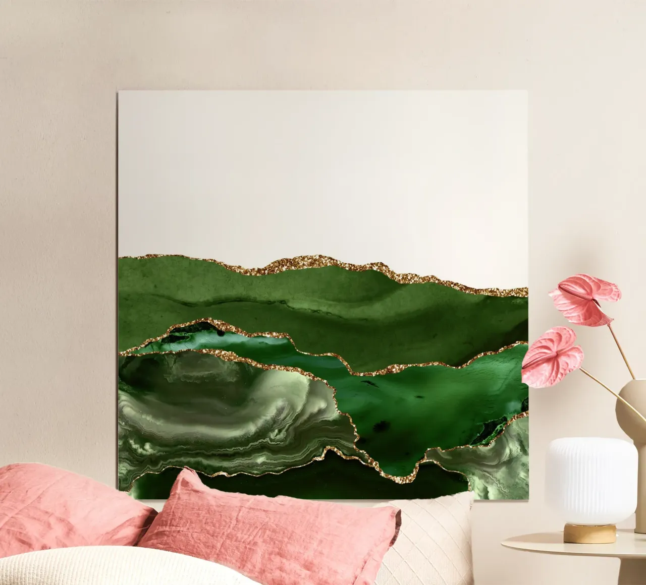 Texture agata verde e oro 25 carta hahnemühle da Gemstone Textures