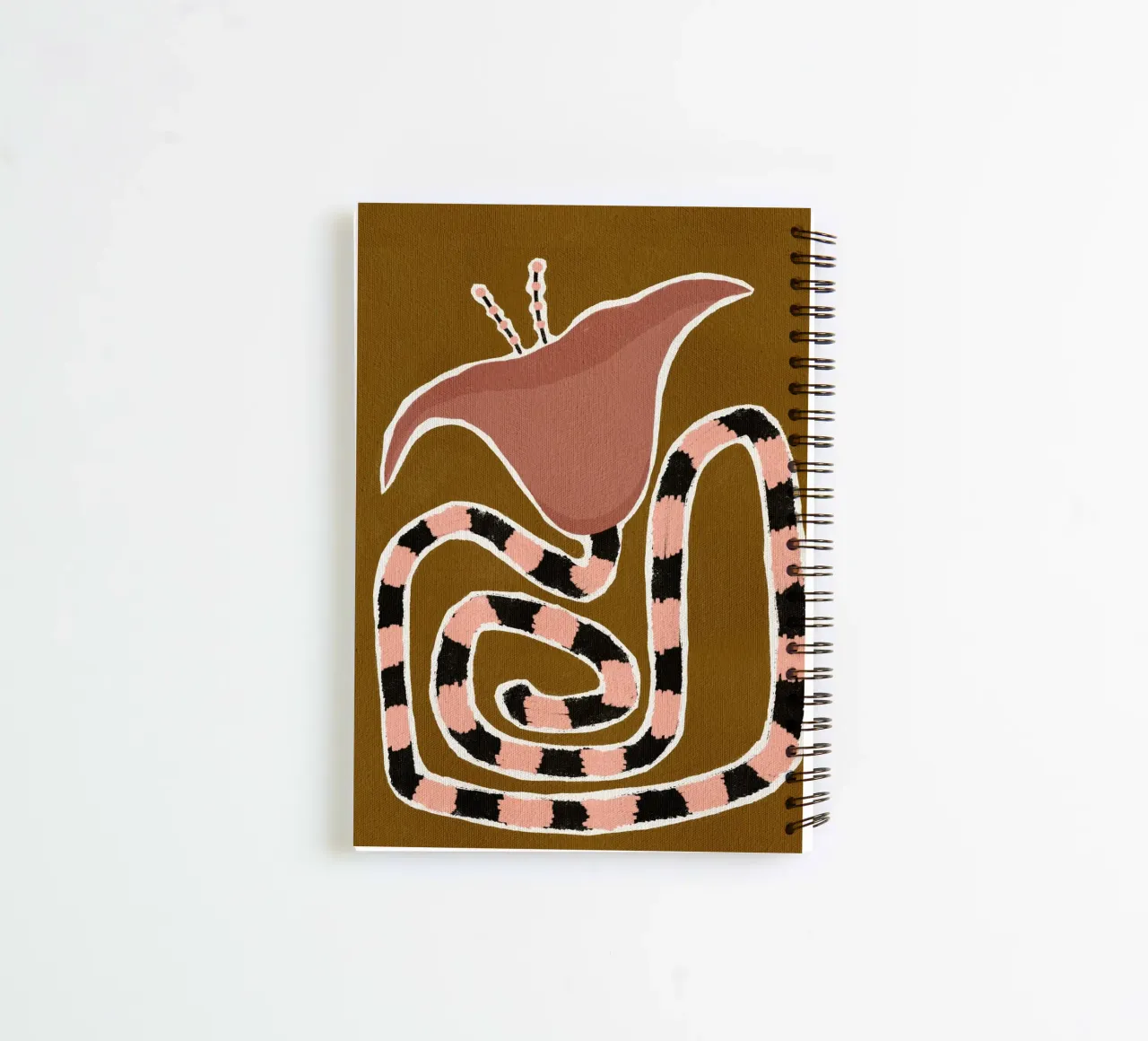 Delicate Bloom 7 spiral notebook by Shatha Al Dafai