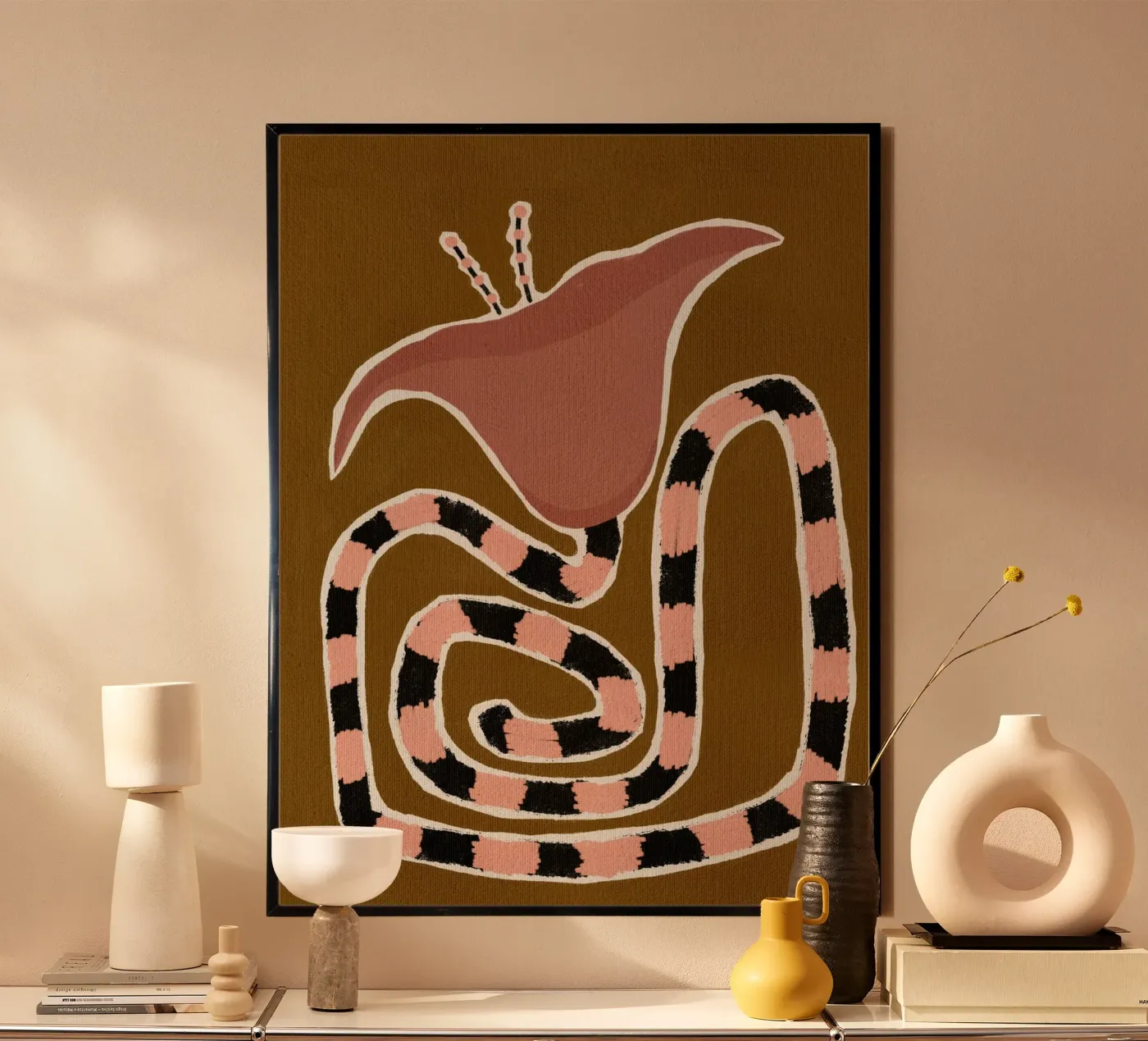 Delicate Bloom 7 poster by Shatha Al Dafai