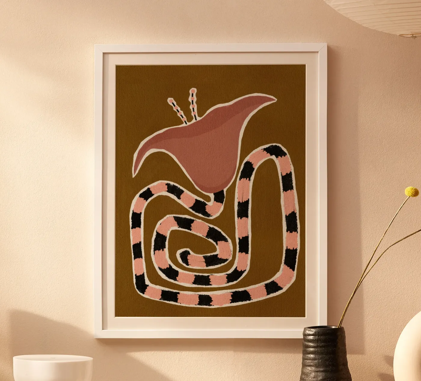 Delicate Bloom 7 poster by Shatha Al Dafai