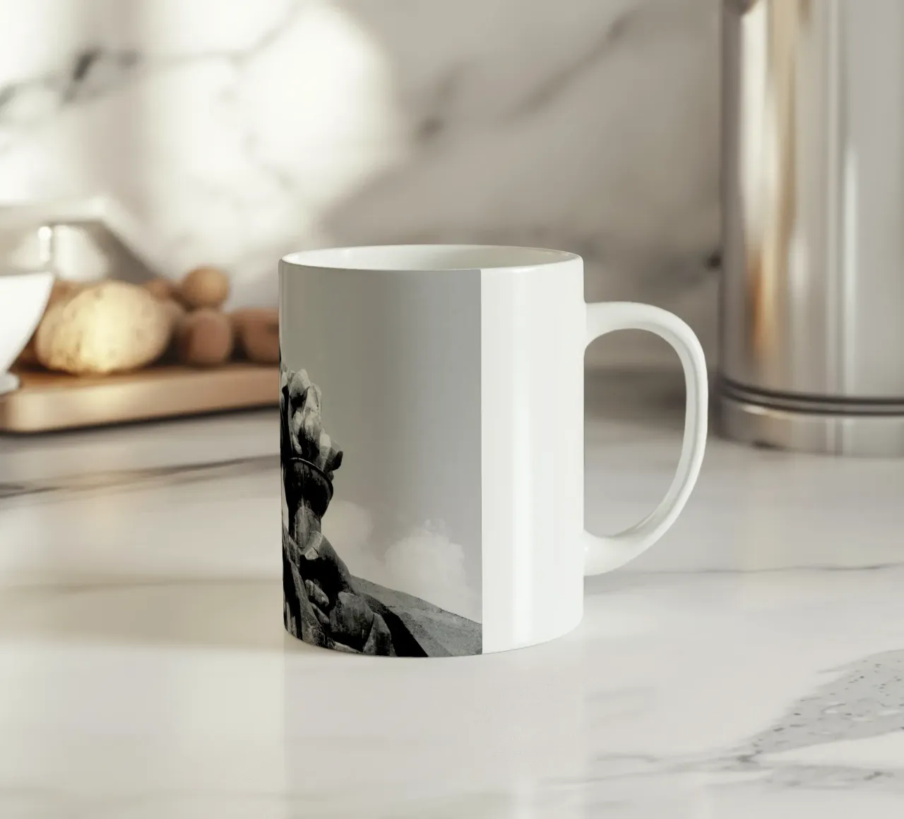 Buzludzha Burning Flame tazza in ceramica da Marc Schulthess
