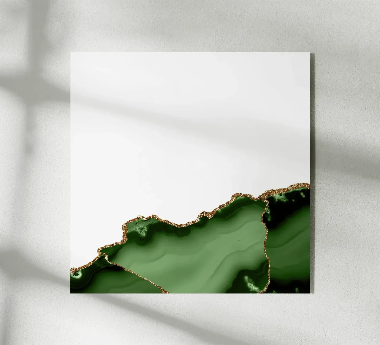 Texture agata verde e oro 27 plexiglass da Gemstone Textures