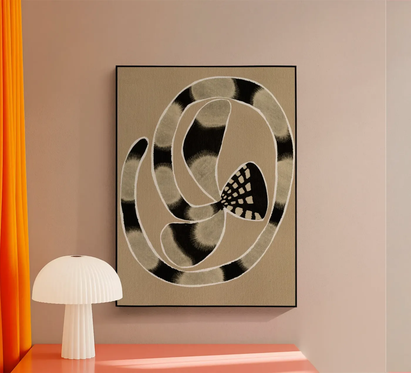 Delicate Bloom 5 acrylic glass by Shatha Al Dafai