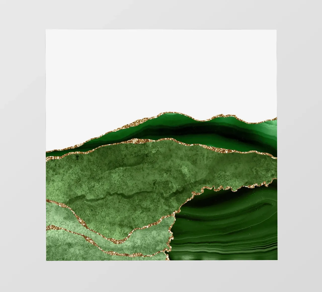 Texture agata verde e oro 28 telo in pvc da Gemstone Textures