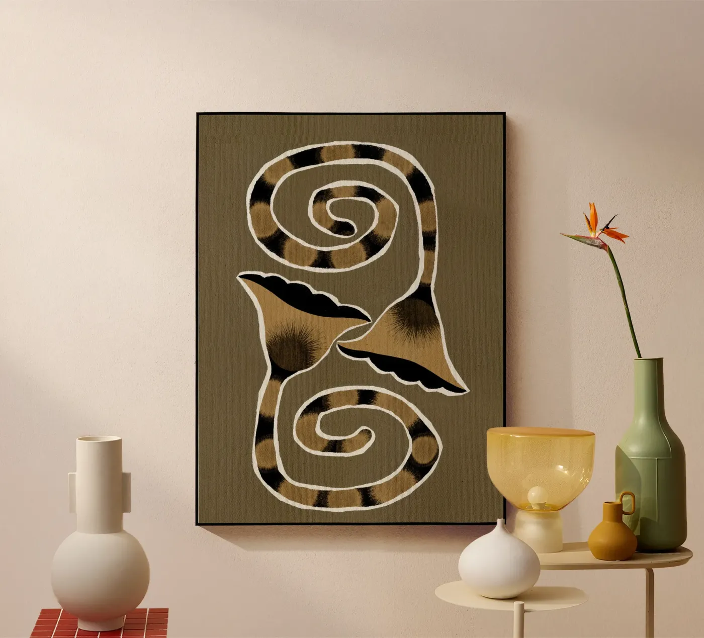 Delicate Bloom 2 Acryl-Glas von Shatha Al Dafai