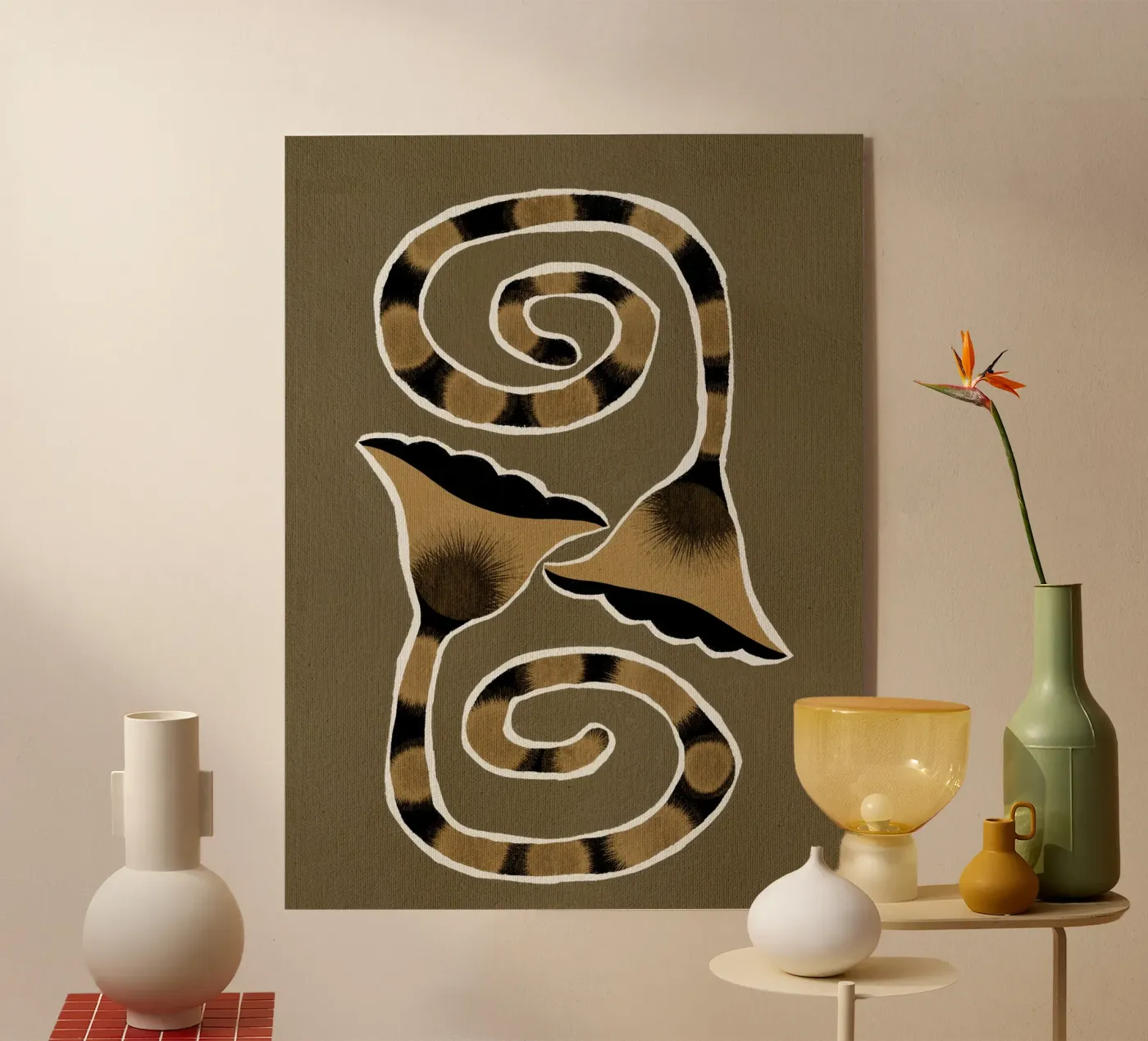 Delicate Bloom 2 Acryl-Glas von Shatha Al Dafai
