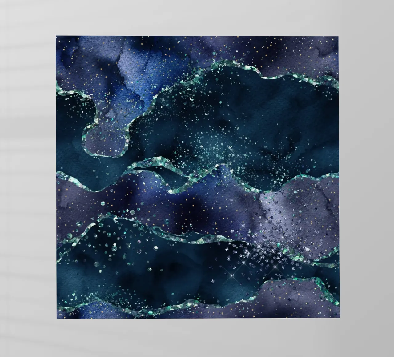 Texture agata glitterata blu navy 06 pellicola backlit da Gemstone Textures