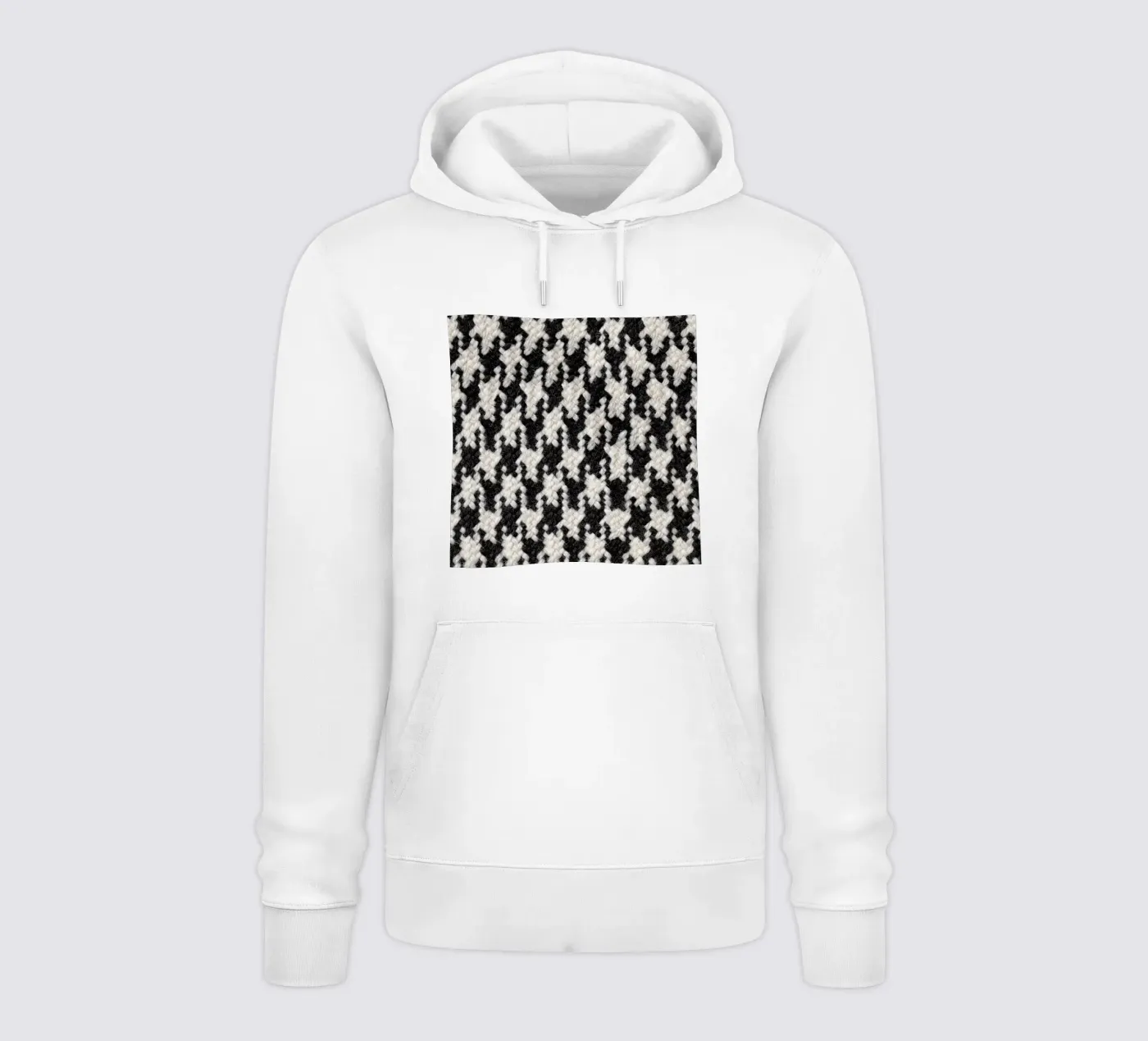 Houndstooth Pattern hoodie van Curious Collections by Marielle Leenders