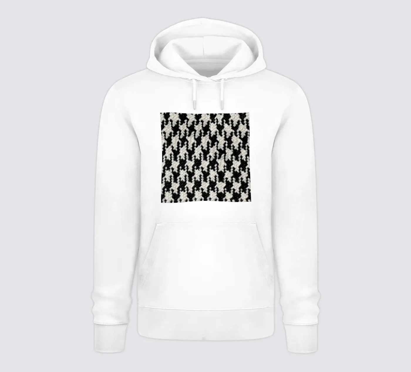 Houndstooth Pattern hoodie van Curious Collections by Marielle Leenders