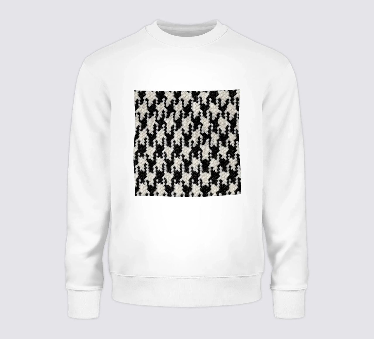 Houndstooth Pattern felpa da Curious Collections by Marielle Leenders