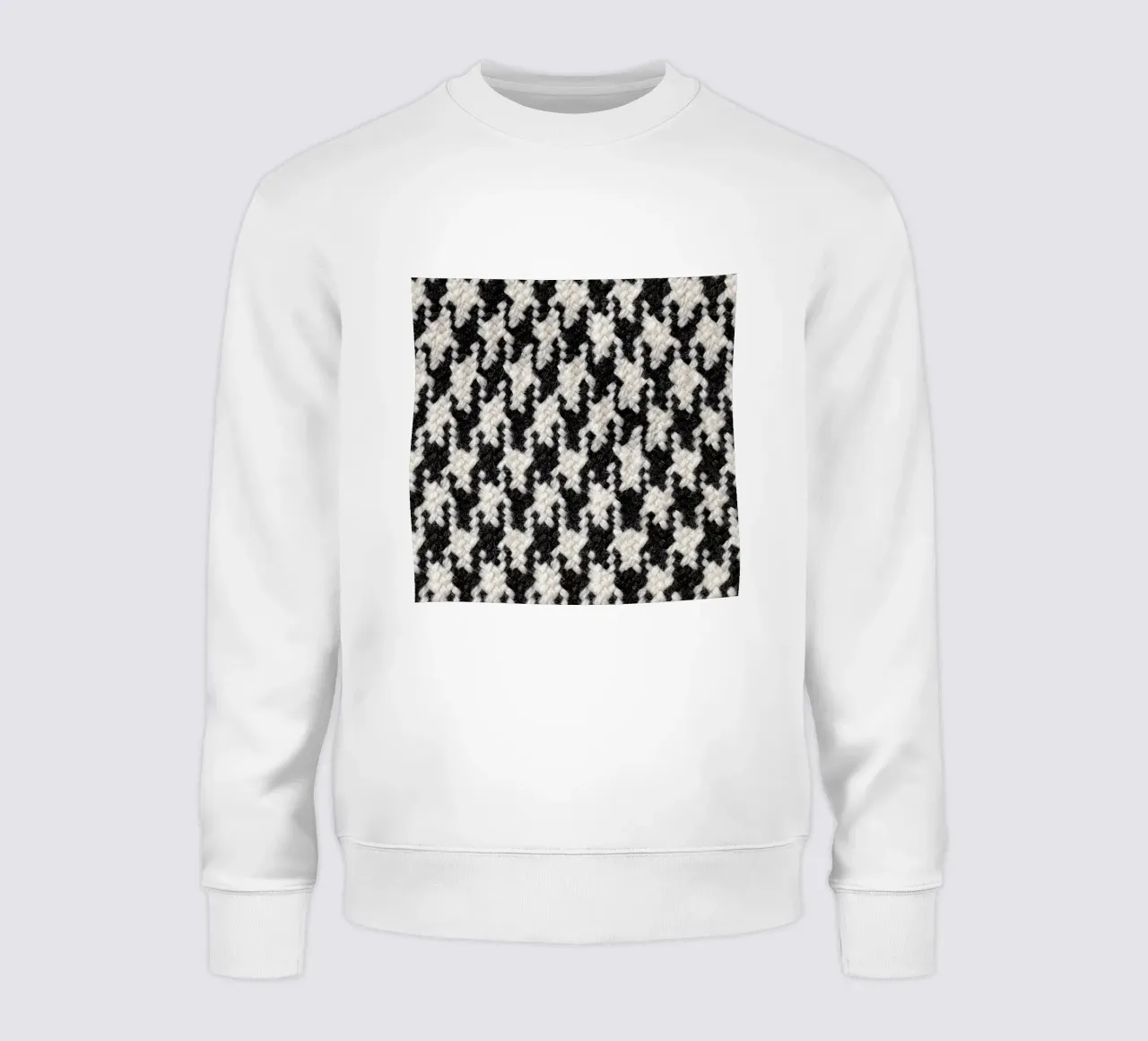 Houndstooth Pattern felpa da Curious Collections by Marielle Leenders