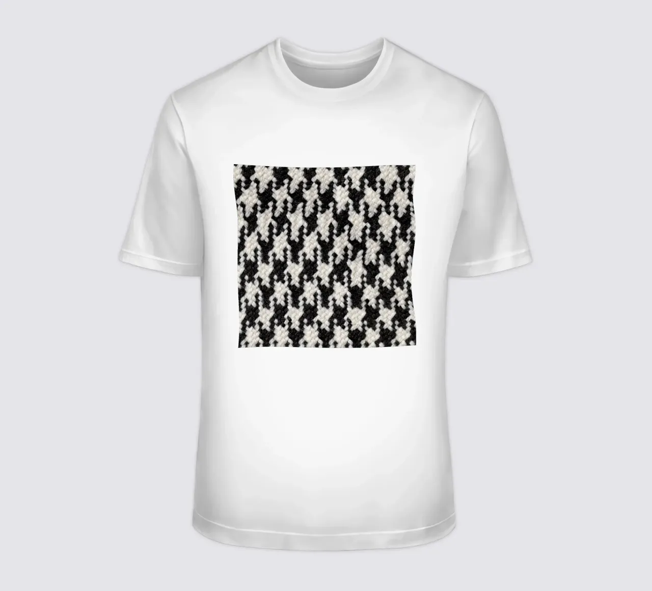 Houndstooth Pattern t-shirt da Curious Collections by Marielle Leenders
