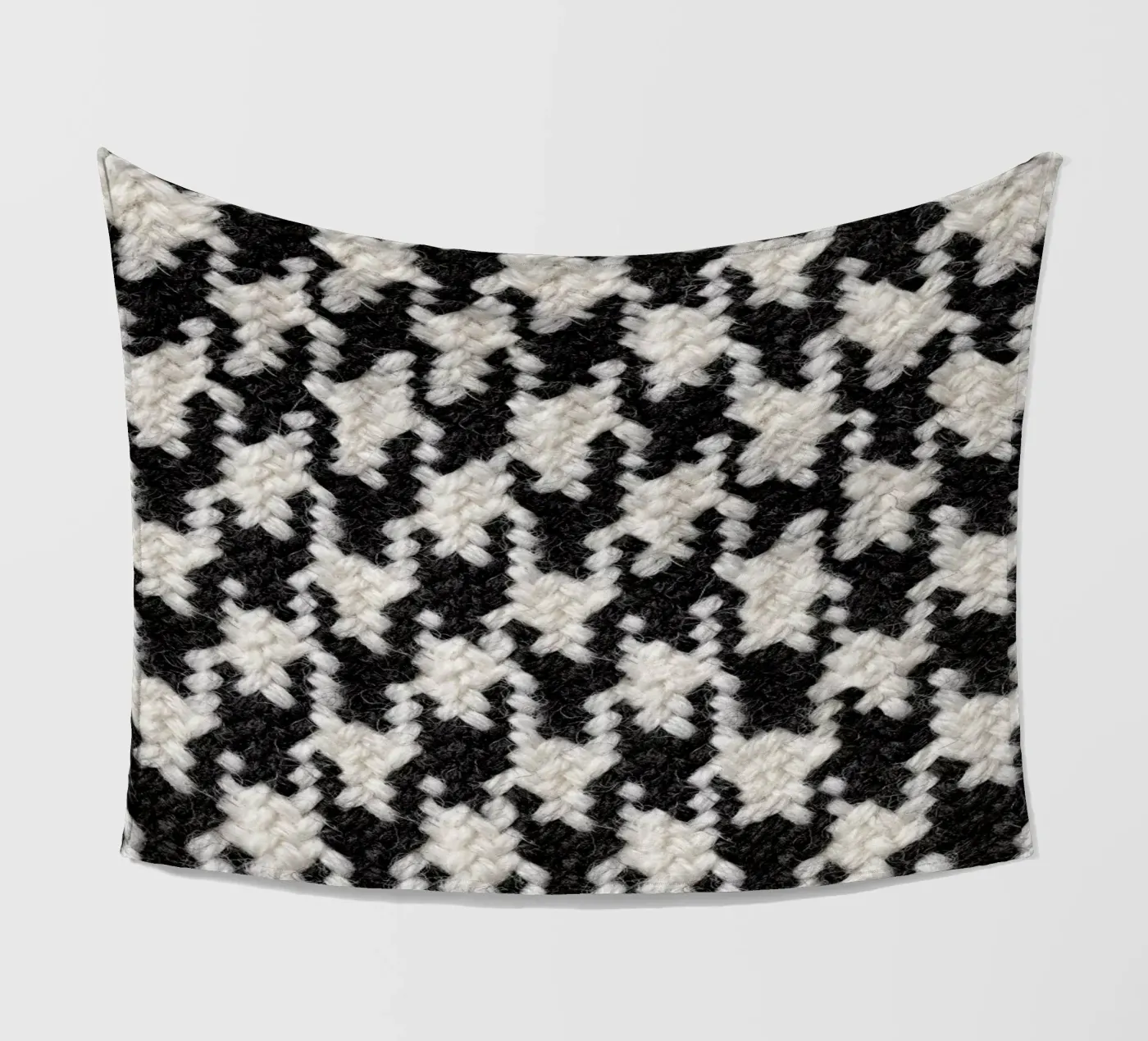 Houndstooth Pattern coperta in pile da Curious Collections by Marielle Leenders