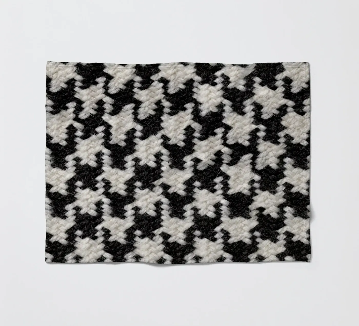Houndstooth Pattern coperta in pile da Curious Collections by Marielle Leenders