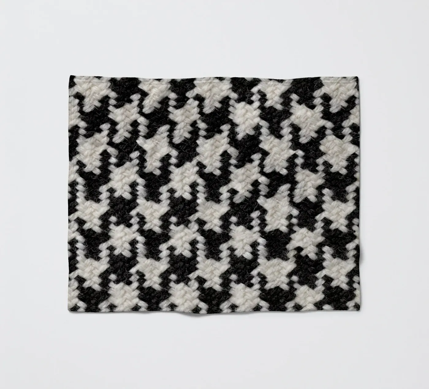 Houndstooth Pattern coperta in pile da Curious Collections by Marielle Leenders