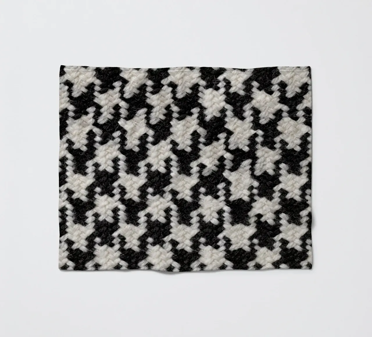 Houndstooth Pattern coperta in pile da Curious Collections by Marielle Leenders