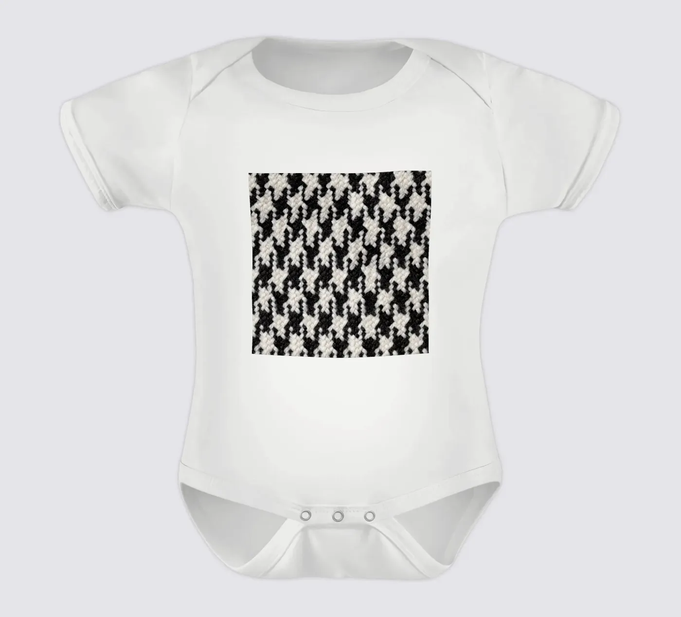 Houndstooth Pattern body bébé de Curious Collections by Marielle Leenders