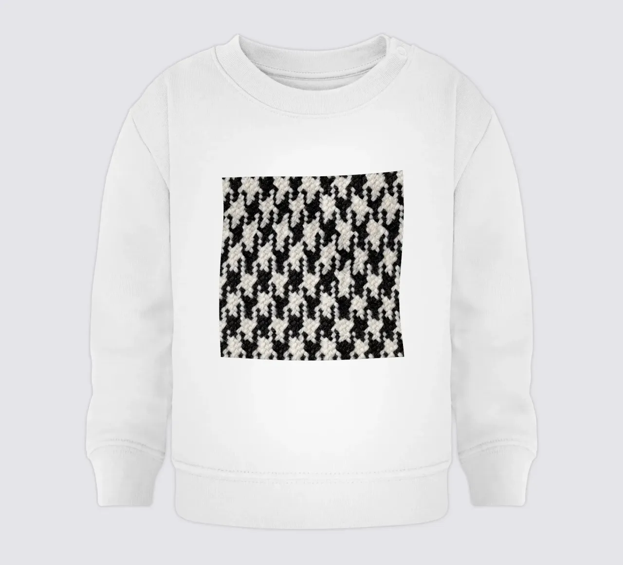 Houndstooth Pattern felpa neonato da Curious Collections by Marielle Leenders