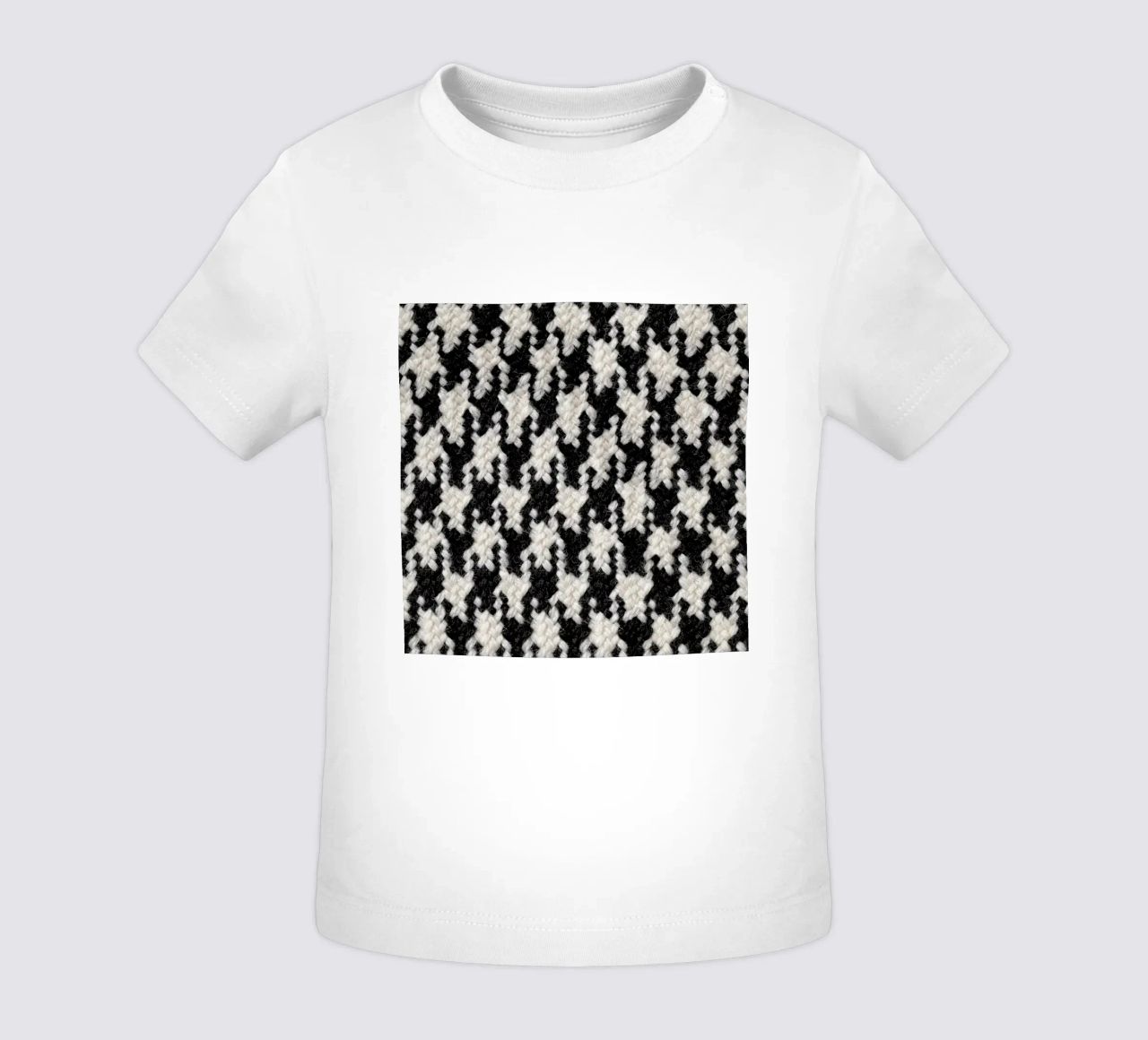 Houndstooth Pattern maglietta neonato da Curious Collections by Marielle Leenders