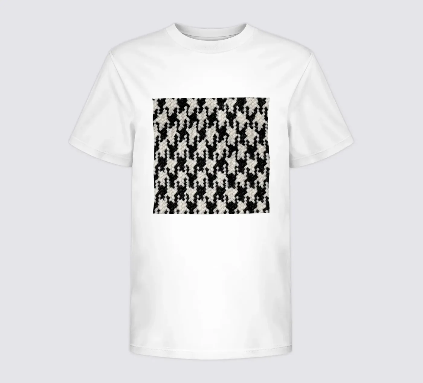 Houndstooth Pattern kinder t-shirt van Curious Collections by Marielle Leenders