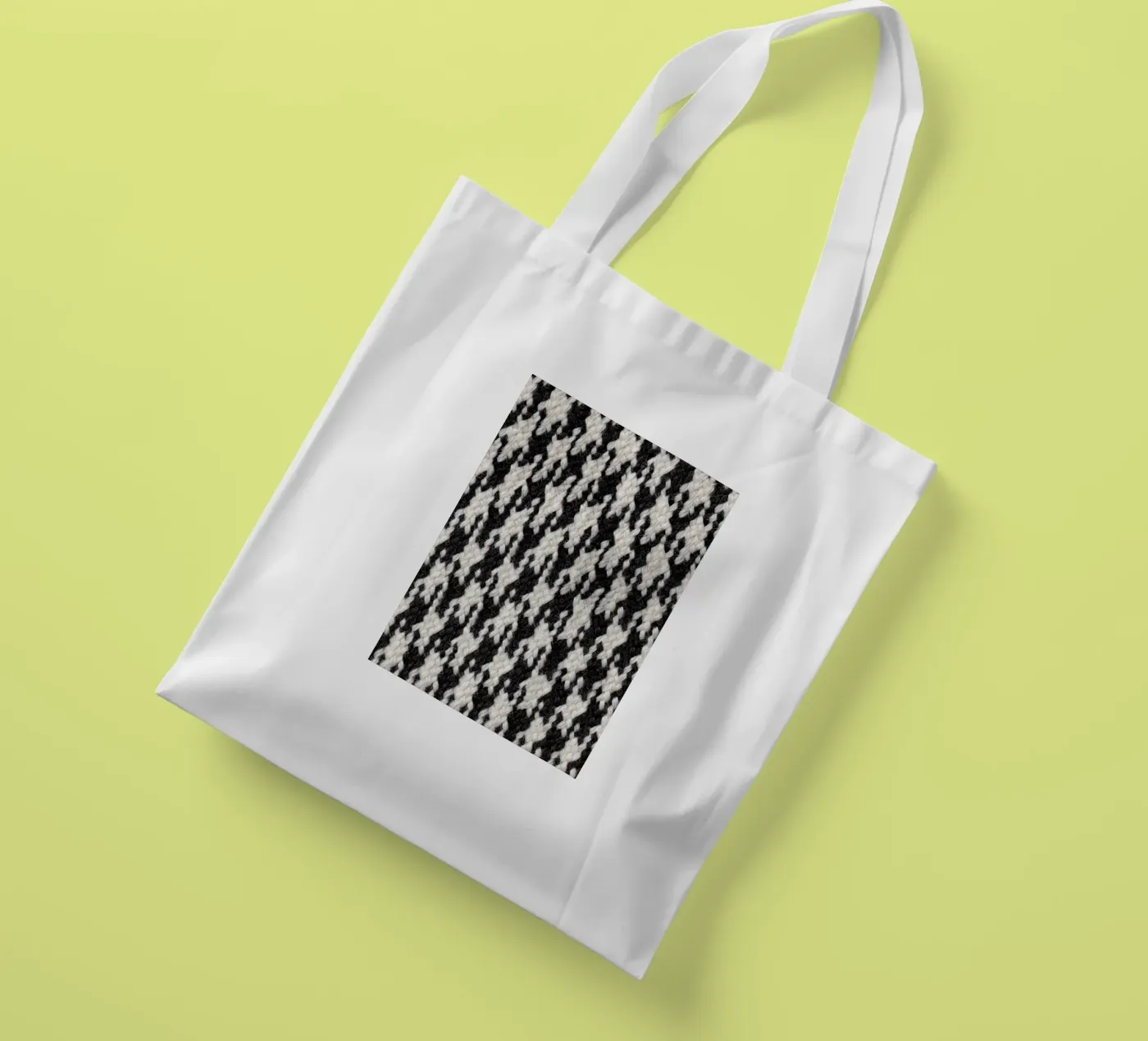 Houndstooth Pattern tote bag by Curious Collections by Marielle Leenders