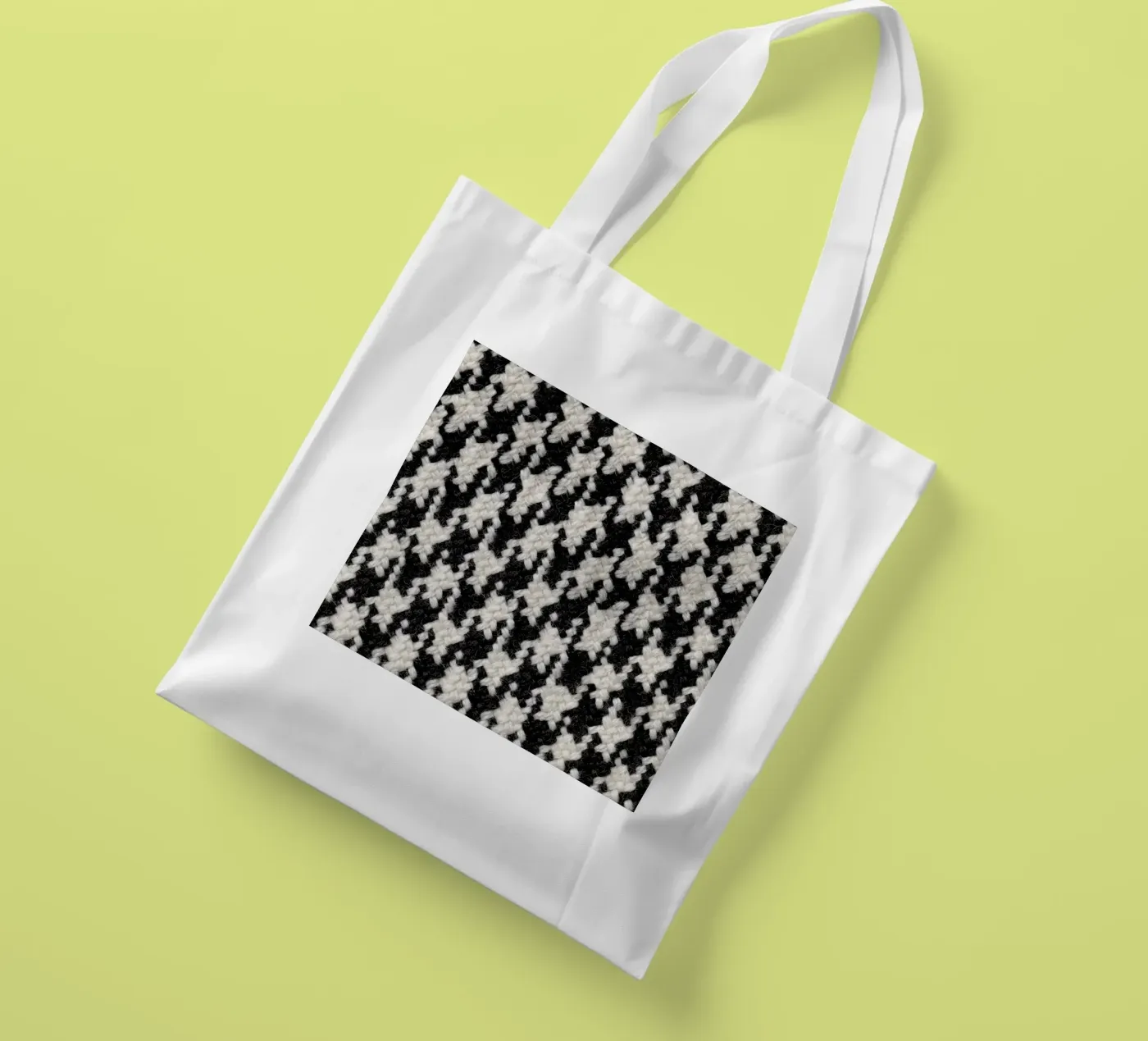 Houndstooth Pattern tote bag by Curious Collections by Marielle Leenders
