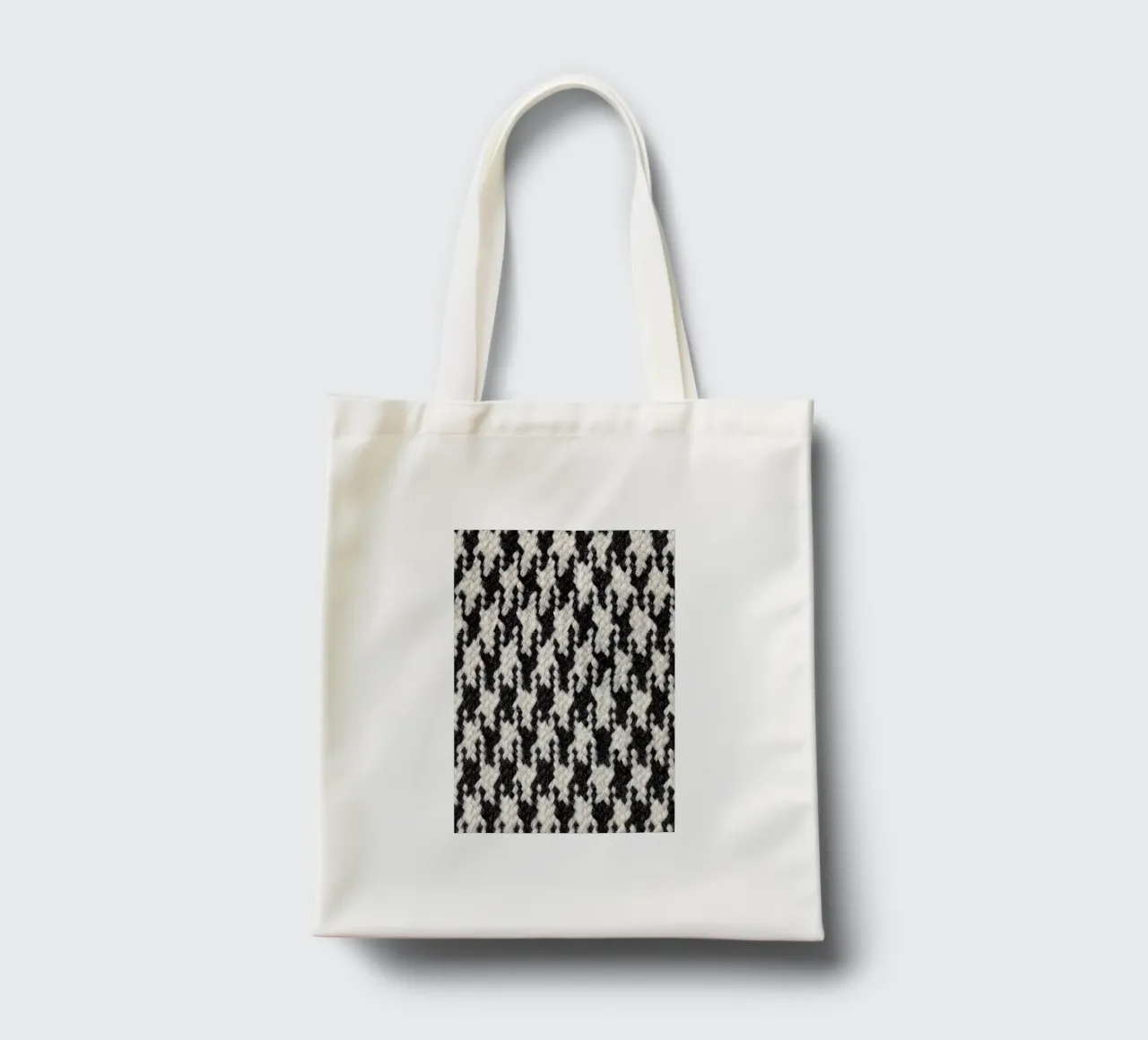 Houndstooth Pattern tote bag by Curious Collections by Marielle Leenders
