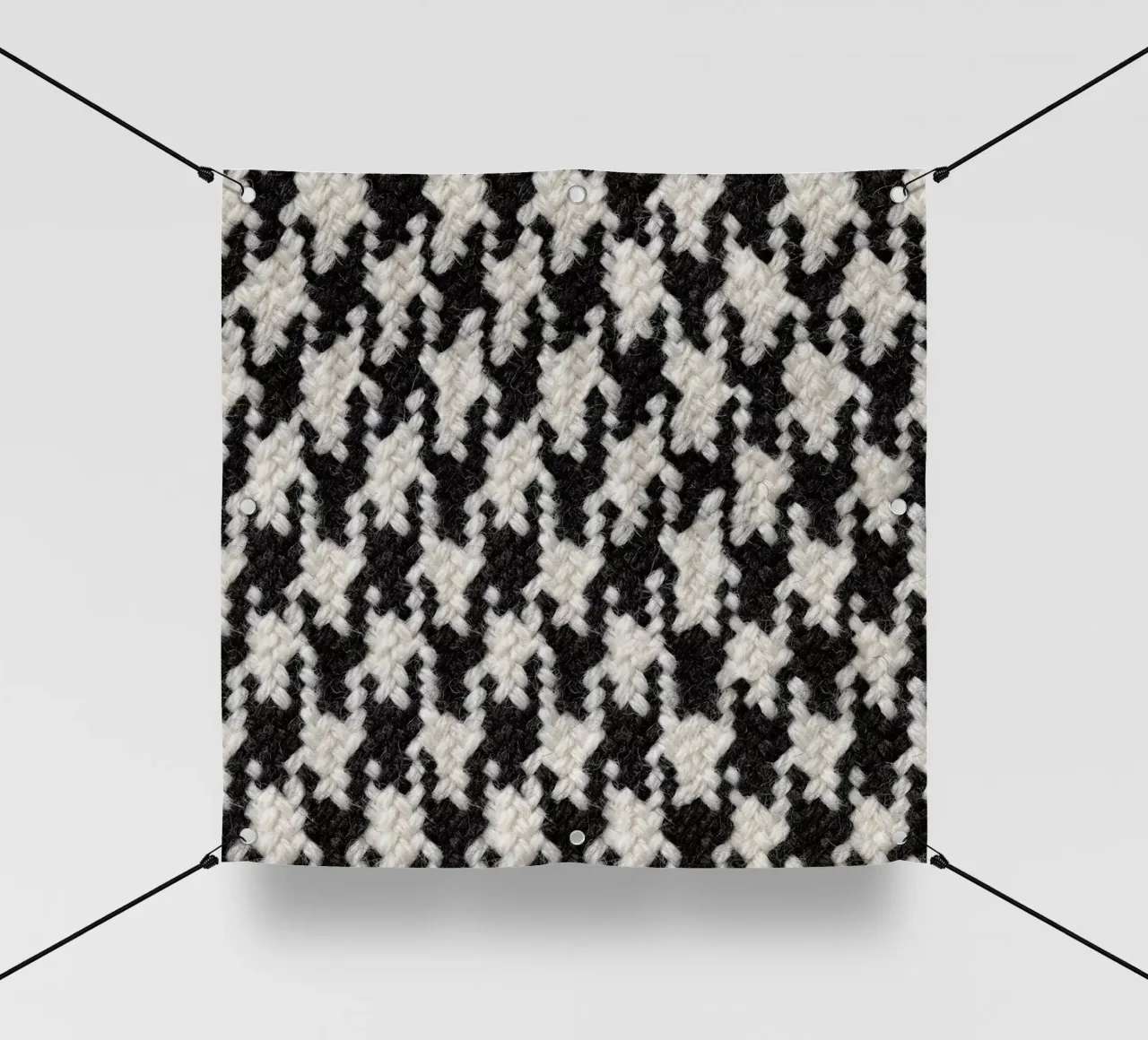 Houndstooth Pattern lonas publicitarias de Curious Collections by Marielle Leenders