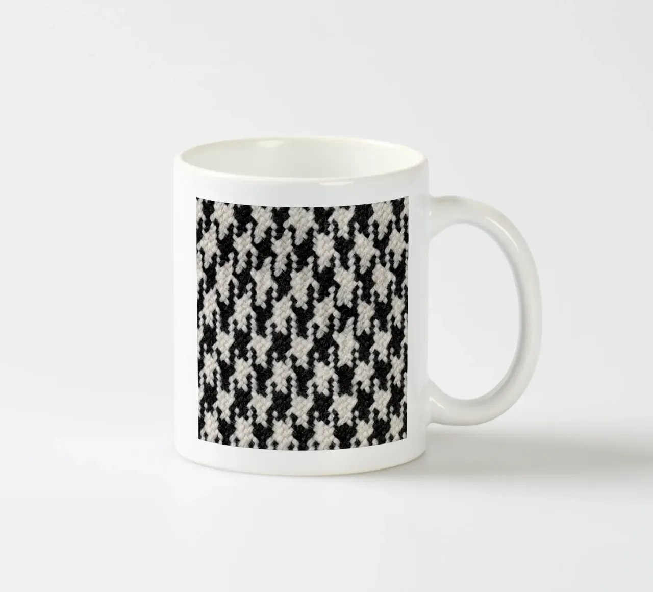 Houndstooth Pattern keramische mok van Curious Collections by Marielle Leenders