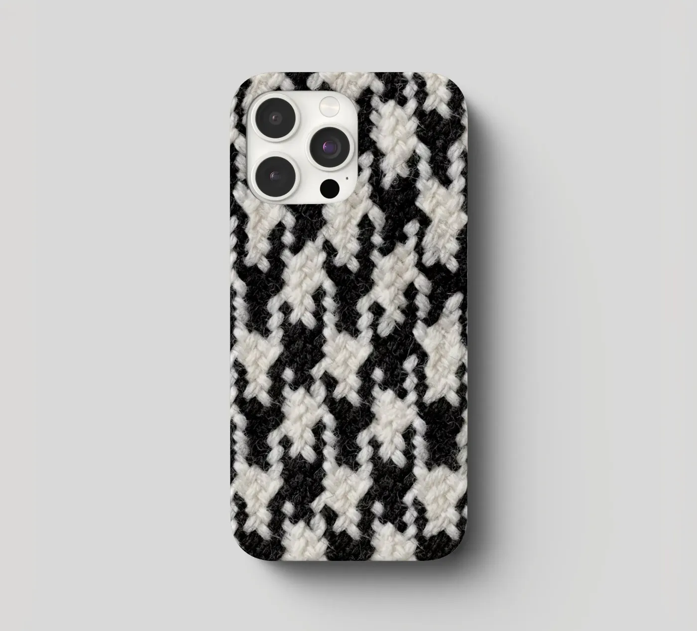 Houndstooth Pattern iphone case by Curious Collections by Marielle Leenders
