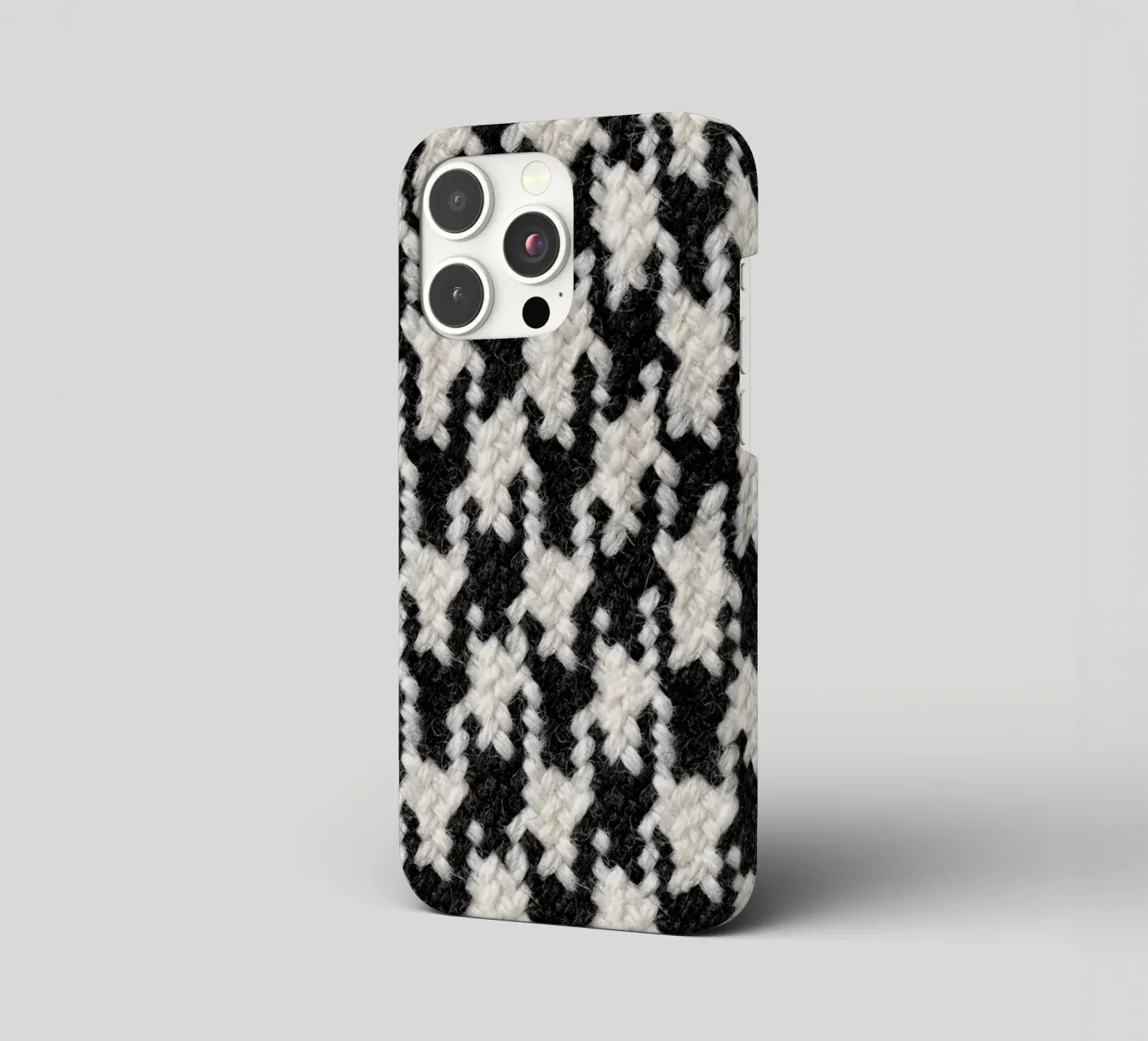Houndstooth Pattern iphone case by Curious Collections by Marielle Leenders
