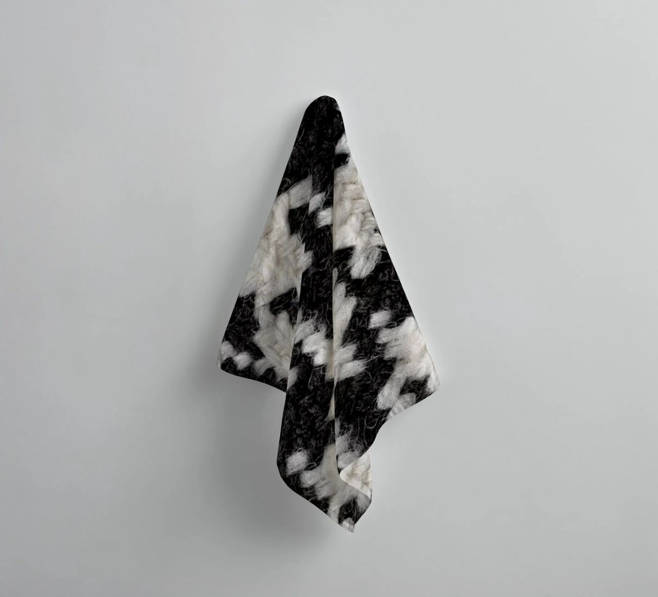 Houndstooth Pattern asciugamano da bagno da Curious Collections by Marielle Leenders