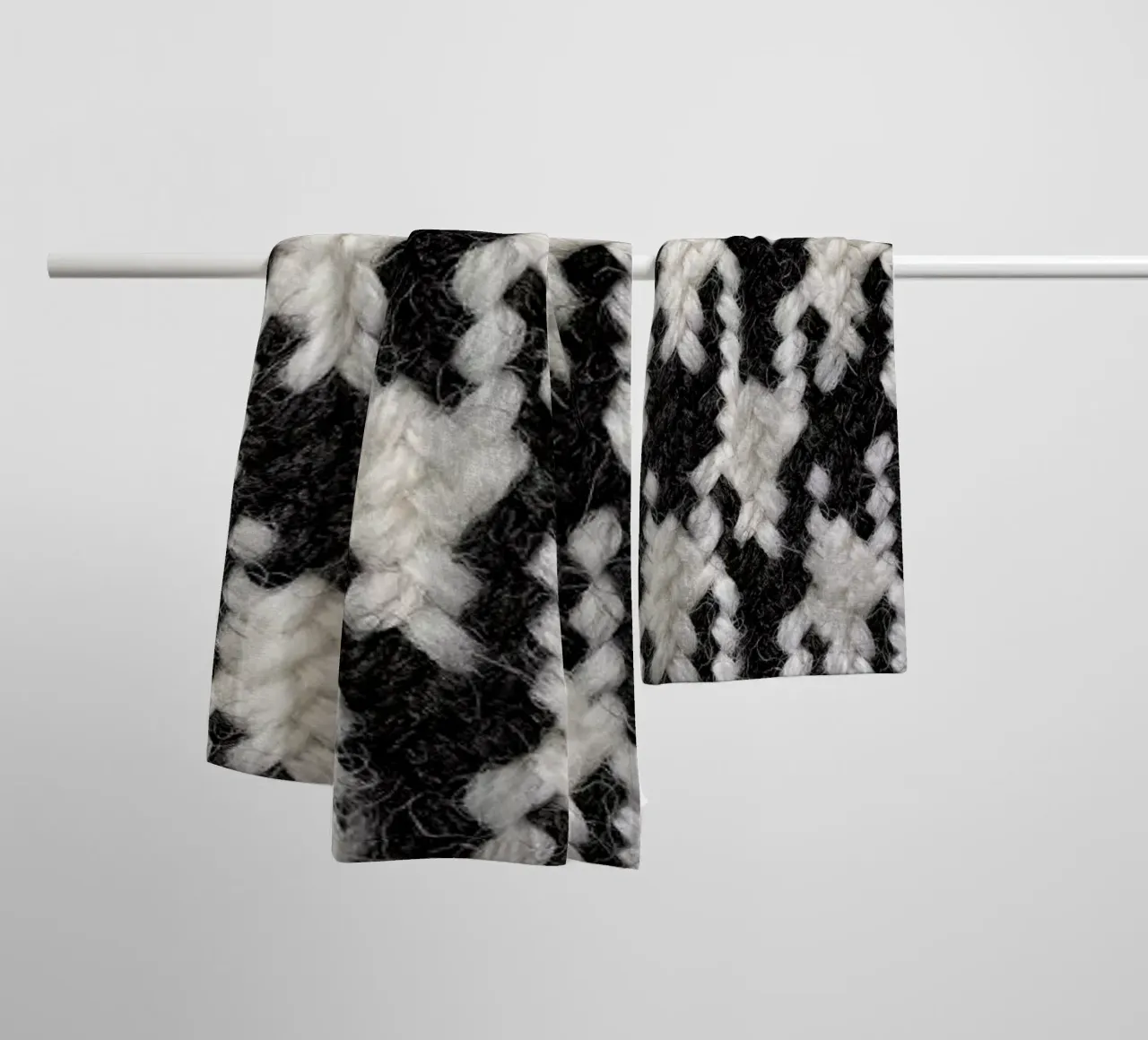 Houndstooth Pattern toalla de baño de Curious Collections by Marielle Leenders