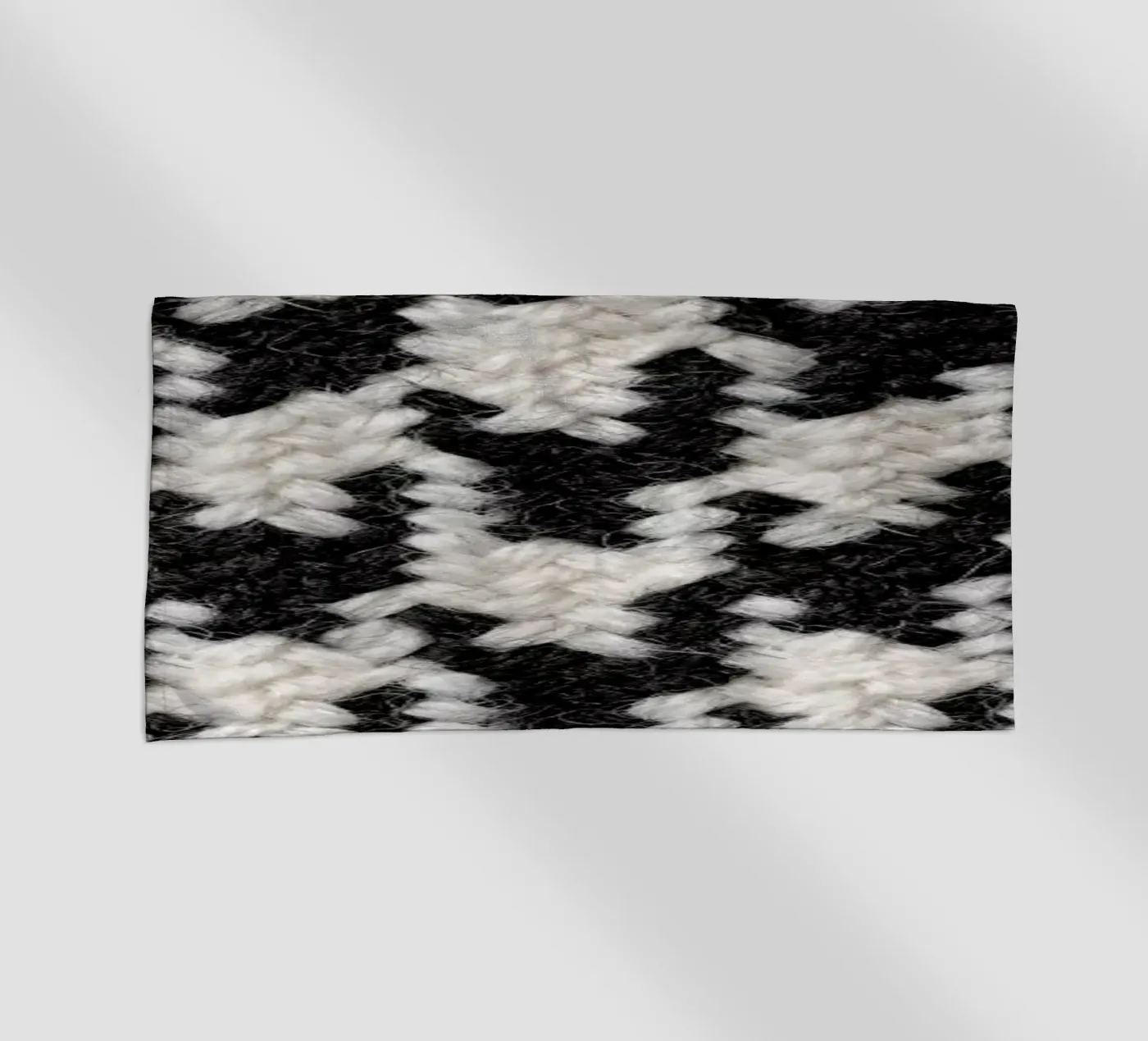 Houndstooth Pattern beach towel by Curious Collections by Marielle Leenders