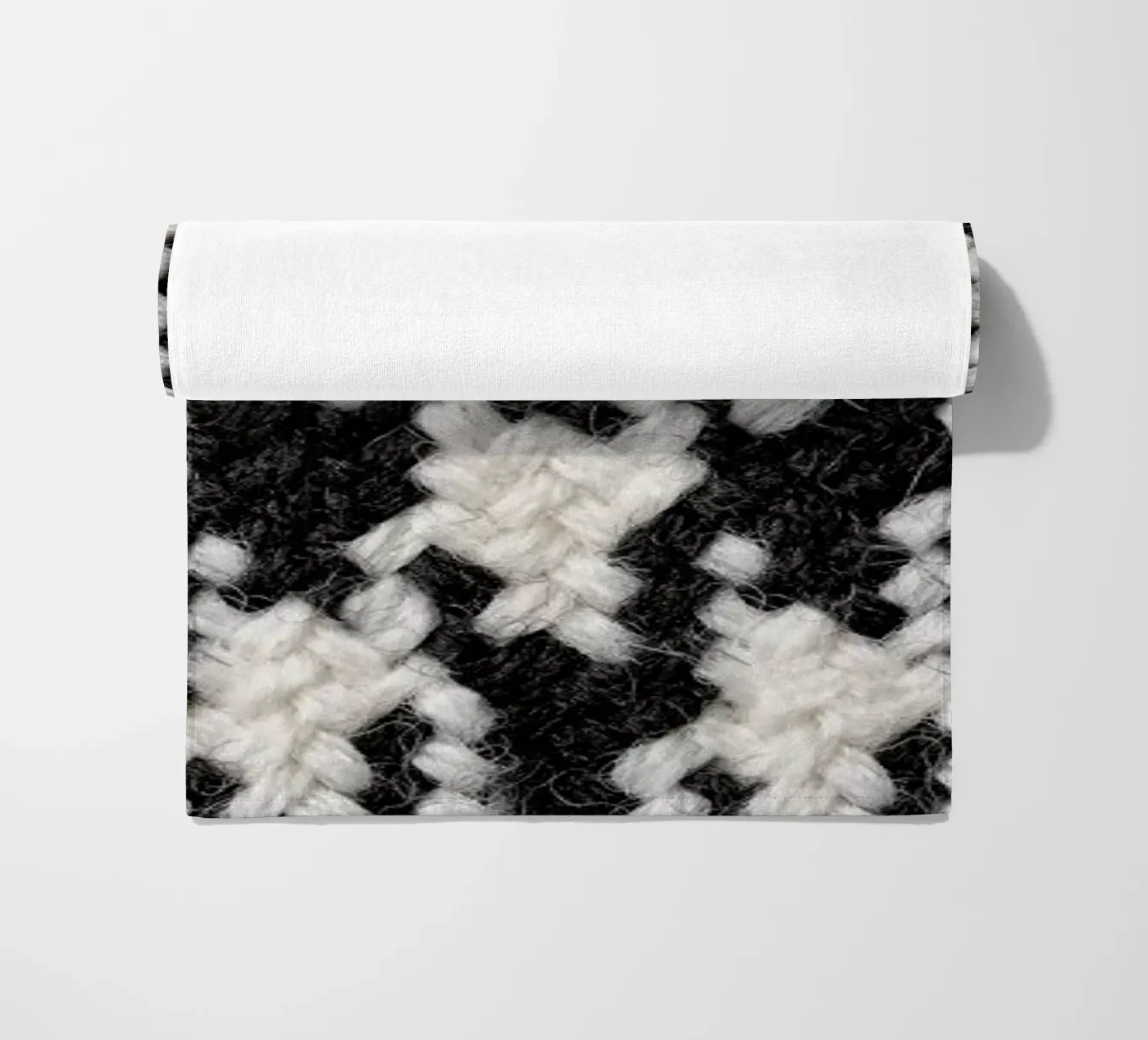 Houndstooth Pattern beach towel by Curious Collections by Marielle Leenders